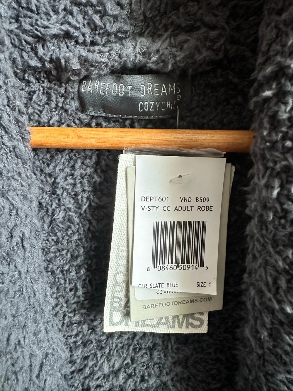Barefoot Dreams CozyChic® Adult Robe in Slate Blue